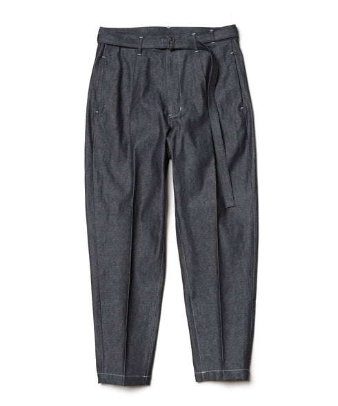 MR.OLIVE / 10oz ALL SEASON DEINIM / BELTED WIDE TAPERED PANTS10oz オールシーズンデニム/ベルテッドワイドテーパードパンツ